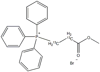 (乙酯甲基-1,2-13C2)三苯基溴化膦结构式