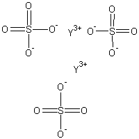 硫酸钇结构式
