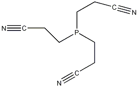 三(2-氰乙基)膦结构式