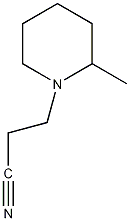 1-(2-氰乙基)-2-甲基甲基哌啶结构式