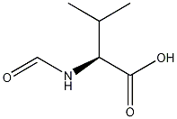N-甲酰-L-缬氨酸结构式