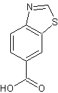 苯并噻唑-6-羧酸结构式