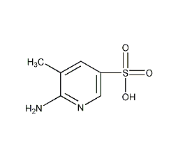 5-甲基-6-氨基吡啶-3-磺酸结构式