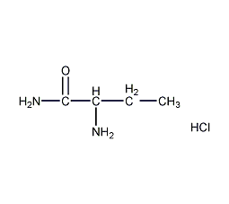 (S)-2-氨基丁酰胺盐酸盐结构式