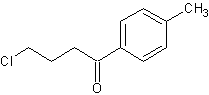 4-氯-4'-甲基苯丁酮结构式