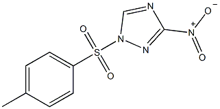 1-(对甲苯磺酰)-3-硝基-1,2,4-三唑结构式