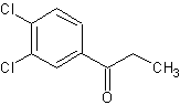 3',4'-二氯代苯丙酮结构式