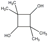 2,2,4,4-四甲基-1,3-环丁二醇结构式