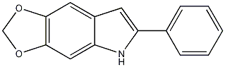 5,6-亚甲二氧-2-苯吲唑结构式
