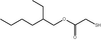 巯基乙酸2-乙基己酯结构式