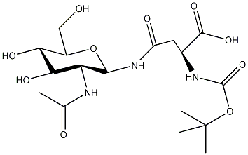 Nω-(2-Acetamido-2-deoxy-β-D-glucopyranosyl)-Nα-(tert-butoxycarbonyl)-L-asparagine