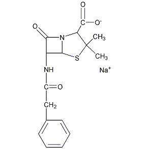 青霉素钠结构式