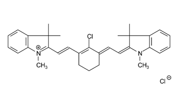 2-[2-[2-Chloro-3-[2-(1,3-dihydro-1,3,3-trimethyl-2H-indol-2-ylidene)-ethylidene]-1- cyclohexen-1-yl]-ethenyl]-1,3,3-trimethyl-3H-indolium chloride