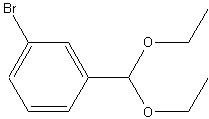 3-溴苯甲醛缩乙二醛结构式