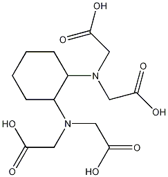 反-1,2-环己二胺四乙酸结构式