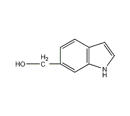 吲哚-6-甲醇结构式