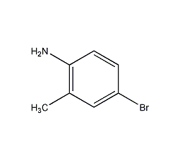 2-甲基-4-溴苯胺结构式