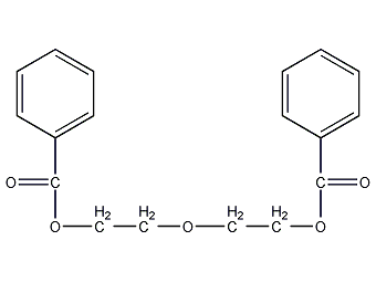 二苯甲酸二甘醇酯结构式