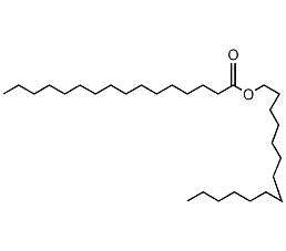 棕榈酸十四烷基酯结构式