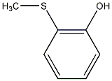 2-甲硫基苯酚结构式