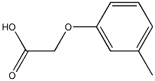 (3-甲苯氧基)乙酸结构式