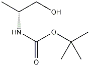 (R)-(+)-2-(叔丁氧羰基氨基)-1-丙醇结构式