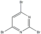 2,4,6-三溴嘧啶结构式