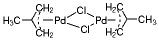 双聚氯化二(2-甲代烯丙基)钯结构式