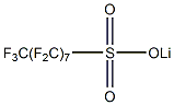 十七氟-1-辛烷硫酸锂结构式
