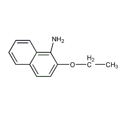 2-乙氧基-1-萘胺结构式
