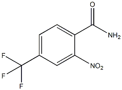 12-硝基-4-三氟甲基苯酰胺结构式