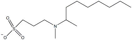 3-(N,N-二甲基辛基铵)丙烷-1-磺酸内盐结构式