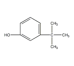 3-叔丁基苯酚结构式
