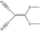 [双(甲硫基)亚甲基]丙烷二腈结构式