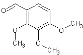 2,3,4-三甲氧基苯甲醛结构式