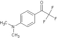 4'-(二甲氨基)-2,2,2-三氟苯乙酮结构式