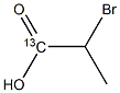 2-溴丙酸-1-13C结构式