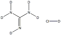 胍-d5氘酰氯结构式