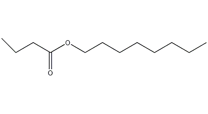 丁酸辛酯结构式