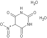5-硝基巴比土酸三水结构式