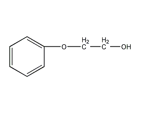 2-苯氧基乙醇结构式