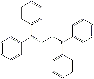 (2S,3S)-(-)-双(二苯磷)丁烷结构式