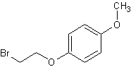 1-(2-溴乙氧基)-4-甲氧基苯结构式