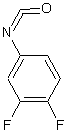 3,4-二氟苯异氰酸酯结构式