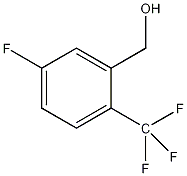 5-氟-2-(三氟甲基)苯甲醇结构式