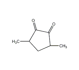 3,5-二甲基-1,2-环戊二酮结构式