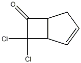 7,7-二氯二环(3.2.0 )庚-2-烯-6-酮结构式