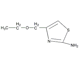 2-氨基噻唑-4-甲酸乙酯结构式