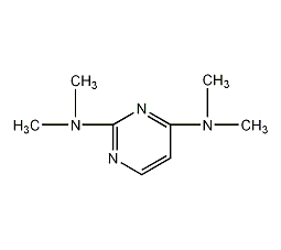 N2,N2,N4,N4-四甲基- 2,4-嘧啶二胺结构式