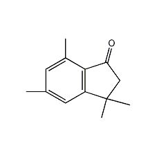 2,3-二氢-3,3,5,7-四甲基-1(1H)-茚酮结构式